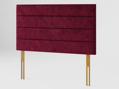 Kelly Headboard 80 cm - Kimiyo Linen - Bordeaux