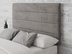 Kelly Headboard 80 cm - Firenza Velour - Silver