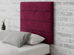 Kelly Headboard 80 cm - Plush Velvet - Berry