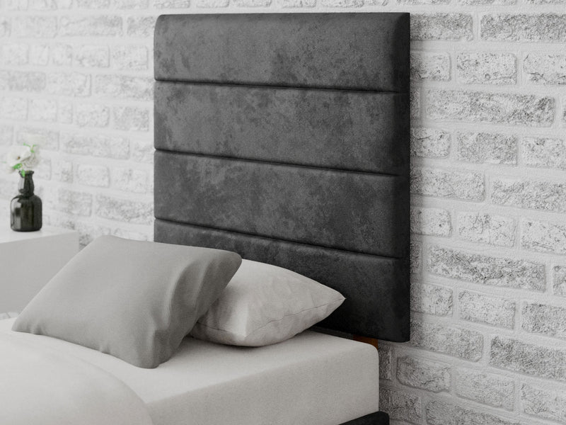 Kelly Headboard 80 cm - Mirazzi Velvet - Black