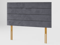 Kelly Headboard 80 cm - Plush Velvet - Steel