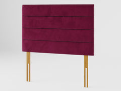 Kelly Headboard 80 cm - Plush Velvet - Berry