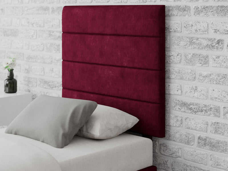 Kelly Headboard 80 cm - Kimiyo Linen - Bordeaux