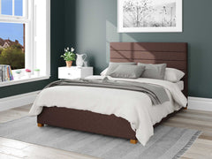 Kelly Upholstered Ottoman Bed - Yorkshire Knit - Chocolate