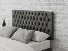 Monroe Headboard 60 cm - Kimiyo Linen - Granite