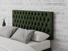 Monroe Headboard 60 cm - Plush Velvet - Forest Green