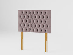 Monroe Headboard 60 cm - Plush Velvet - Blush