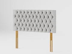 Monroe Headboard 60 cm - Pure Pastel Cotton - Storm