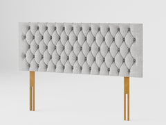 Monroe Headboard 60 cm - Pure Pastel Cotton - Storm