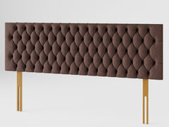 Monroe Headboard 60 cm - Yorkshire Knit - Chocolate