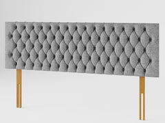 Monroe Headboard 60 cm - Saxon Twill - Grey