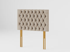 Monroe Headboard 60 cm - Malham Weave - Mink