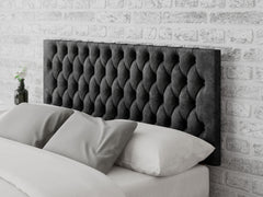 Monroe Headboard 60 cm - Mirazzi Velvet - Black