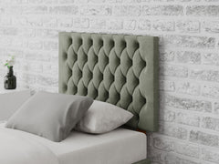 Monroe Headboard 60 cm - Plush Velvet - Duck Egg