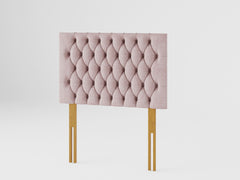 Monroe Headboard 60 cm - Pure Pastel Cotton - Tea Rose