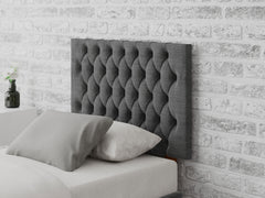 Monroe Headboard 60 cm - Firenza Velour - Charcoal