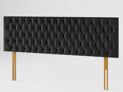 Monroe Headboard 60 cm - Plush Velvet - Ebony