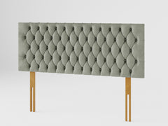 Monroe Headboard 60 cm - Plush Velvet - Duck Egg