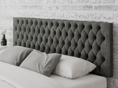 Monroe Headboard 60 cm - Kimiyo Linen - Granite