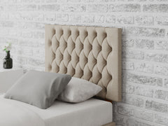 Monroe Headboard 60 cm - Malham Weave - Cream