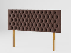 Monroe Headboard 60 cm - Yorkshire Knit - Chocolate