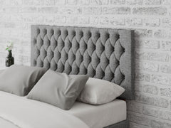 Monroe Headboard 60 cm - Saxon Twill - Grey