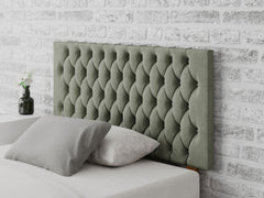 Monroe Headboard 60 cm - Plush Velvet - Duck Egg