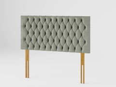 Monroe Headboard 60 cm - Plush Velvet - Duck Egg