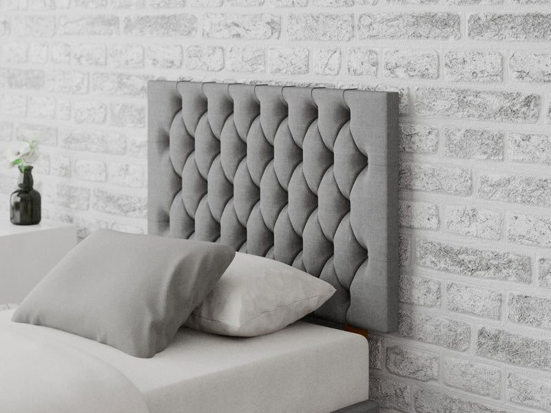 Monroe Headboard 60 cm - Eire Linen - Grey