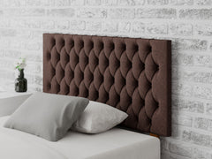 Monroe Headboard 60 cm - Yorkshire Knit - Chocolate