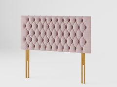 Monroe Headboard 60 cm - Pure Pastel Cotton - Tea Rose