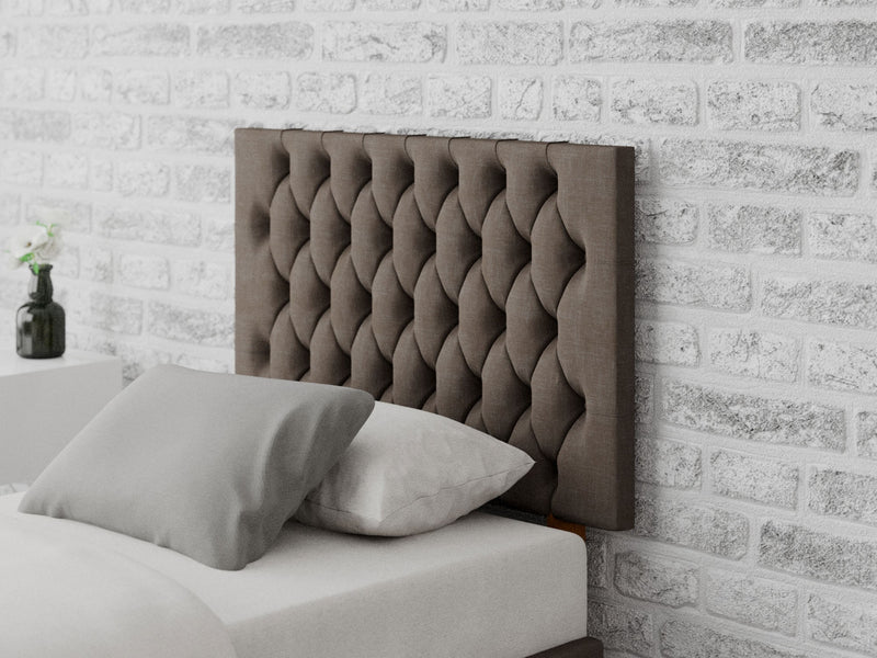 Monroe Headboard 60 cm - Malham Weave - Slate