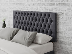 Monroe Headboard 60 cm - Plush Velvet - Steel