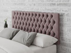 Monroe Headboard 60 cm - Plush Velvet - Blush