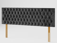 Monroe Headboard 60 cm - Mirazzi Velvet - Black