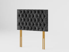 Monroe Headboard 60 cm - Mirazzi Velvet - Black