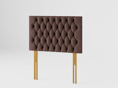 Monroe Headboard 60 cm - Yorkshire Knit - Chocolate