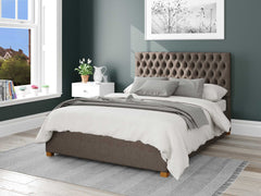 Monroe Upholstered Ottoman Bed - Malham Weave - Slate