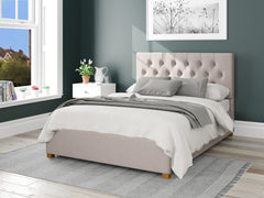 Olivier Fabric Ottoman Bed - Eire Linen - Off White