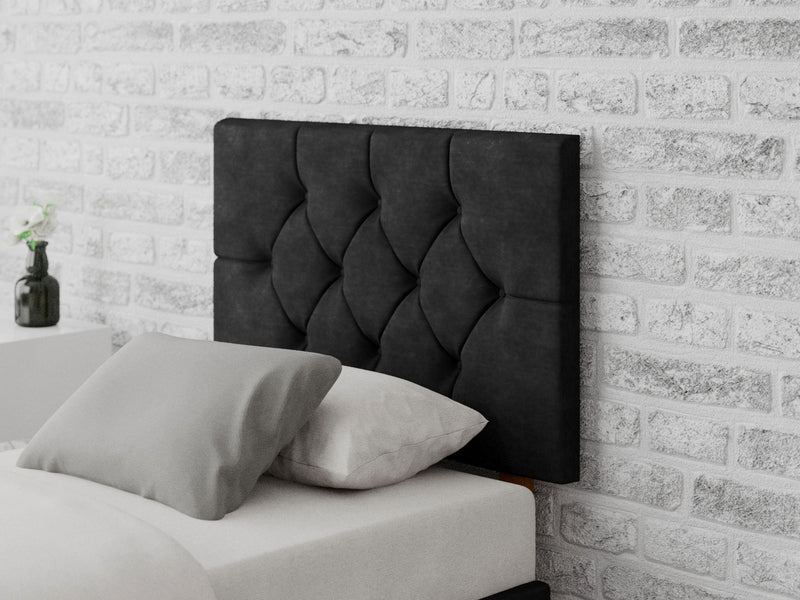 Olivier Headboard 60 cm - Kimiyo Linen - Charcoal