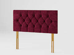 Olivier Headboard 60 cm - Kimiyo Linen - Bordeaux