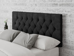 Olivier Headboard 60 cm - Kimiyo Linen - Charcoal