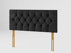 Olivier Headboard 60 cm - Kimiyo Linen - Charcoal