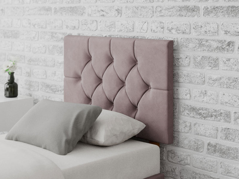 Olivier Headboard 60 cm - Plush Velvet - Blush