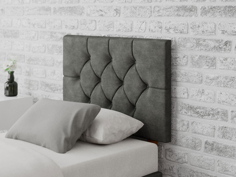 Olivier Headboard 60 cm - Kimiyo Linen - Granite