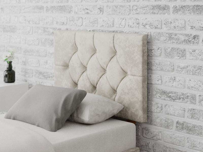 Olivier Headboard 60 cm - Mirazzi Velvet - Pearl