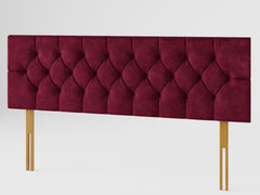 Olivier Headboard 60 cm - Kimiyo Linen - Bordeaux