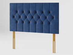 Olivier Headboard 80 cm - Plush Velvet - Navy