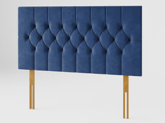 Olivier Headboard 80 cm - Plush Velvet - Navy