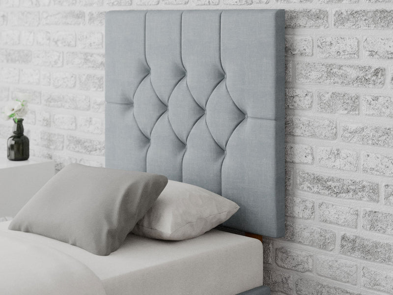 Olivier Headboard 80 cm - Malham Weave - Sky Blue